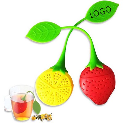 Silicone Strawberry Tea Bag