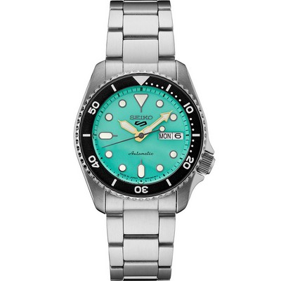 Seiko 5 Sports SS Automatic Light Green Dial Watch