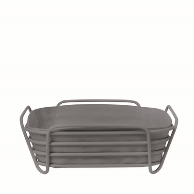 blomus Delara Large Sharkskin Gray Wire Serving Basket