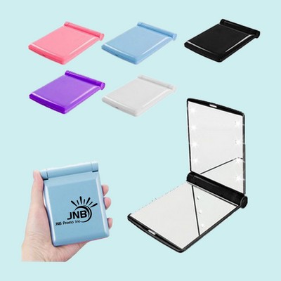 Foldable Mirror with LED Light