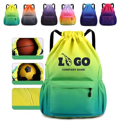 High-capacity Drawstring Basketball Bag