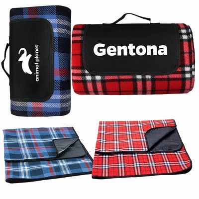 Outdoor Plaid Picnic Blanket/Custom Logo