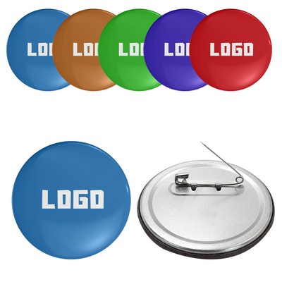 Name Logo Button Pins Round Badge