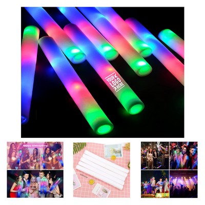 Glow In The Dark LED Foam Sticks