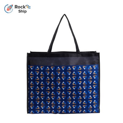 Rock'it 3-Day PET Non-Woven Tote Bag with Sublimated Front Pocket & Gusset