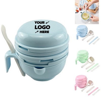 Food Grinding Bowl Abrader Manual Baby