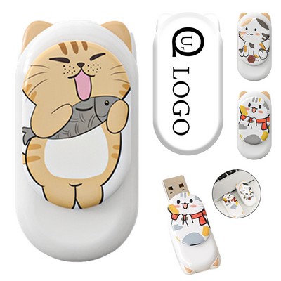 Cartoon Kitten Usb Flash Drive-4Gb