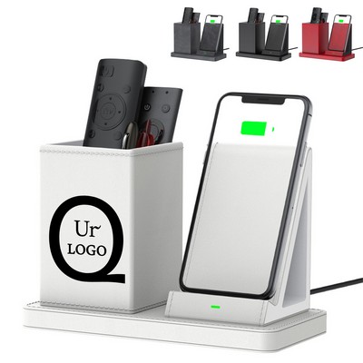 Wireless Charger Desktop Organizer