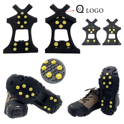 10-Tooth Crampon Non-Slip Shoe Cover-L Size