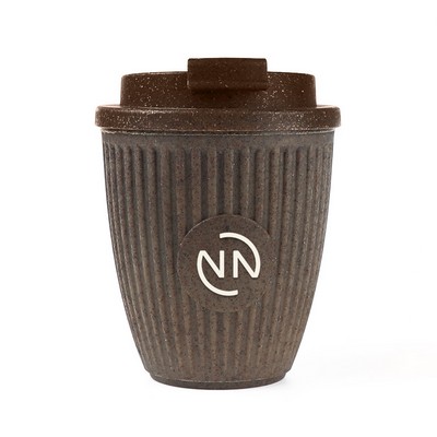 250ML Coffee Grounds Coffee Mugs with Lids