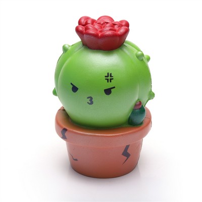 Slow-Rebound Angry Cactus Stress Relief Toy