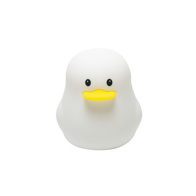 Duck shaped silicone night light-warm yellow light