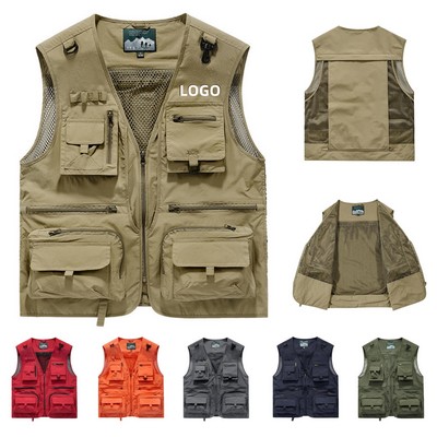 Outdoor Multi Pockets Cargo Vest