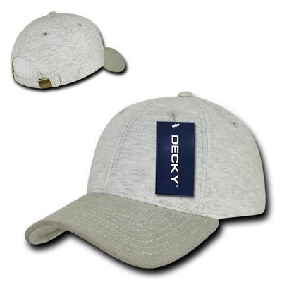 Decky Heather Jersey Knit Baseball Cap