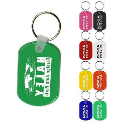 Oval Shape PVC Key Holder