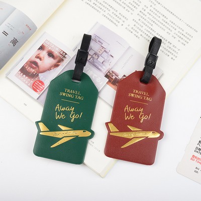 Multi-colored PU Leather Luggage Tag