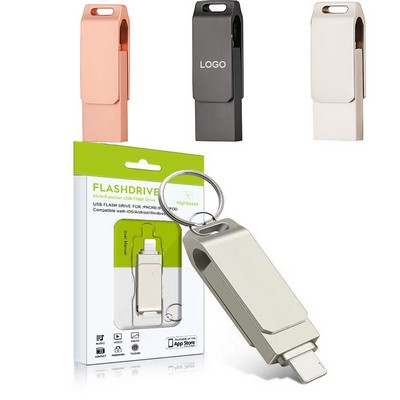 2 In 1 Usb Flash Drives 64Gb