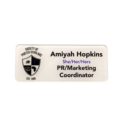 Acrylic Magnetic Name Badges