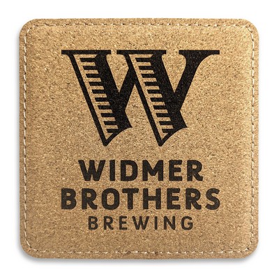 Square Cork Coaster (4"x 1/8")