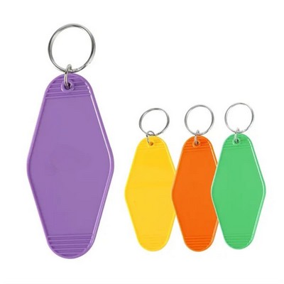 Plastic Hotel Keychain