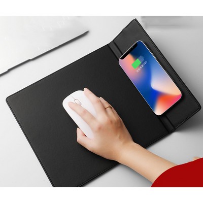 15W Wireless Mouse Pad w/Kickstand