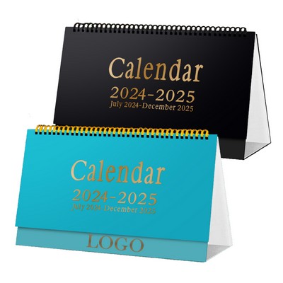 Standing Flip Desktop Calendar From Jul 2024 To Dec 2025