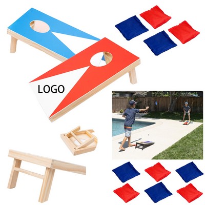 Deluxe Cornhole Bean Bag Toss Game Set