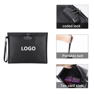 Smell-Proof Tobacco Storage Bag w/Combination Lock