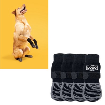 Premium Non-Slip Dog Socks for Traction