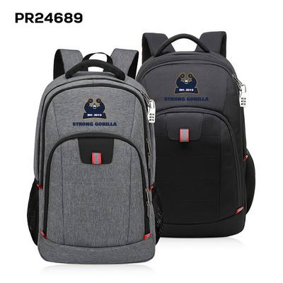 Utility 17" Anti-Theft Business Laptop Backpack