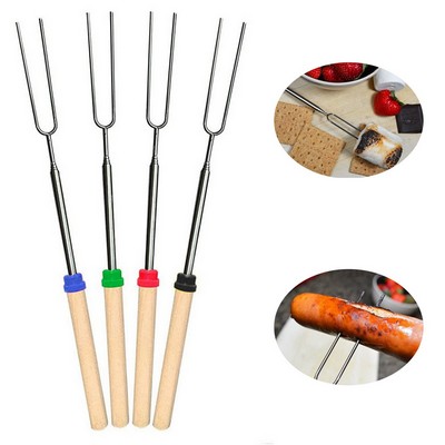 5 Pieces Retractable Barbecue Skewers