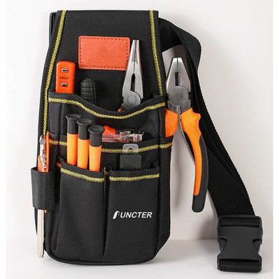 Multi Layer Electrician Tool Kit Adjustable Thicken Wear-Resistant Tool Waist Bag Hardware Tool Bag