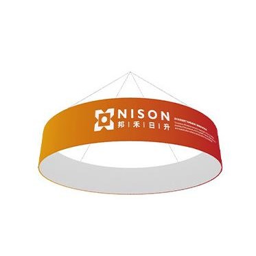 Circle Trade Show Hanging Display Banner