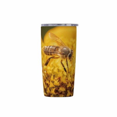 20oz Bee and Flower Insulated Tumbler