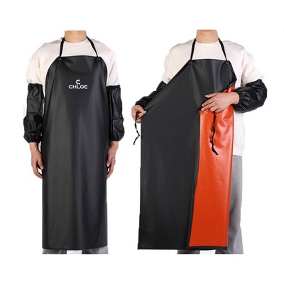 Pvc Waterproof Apron Oil Resistant Acid Alkali Thickening