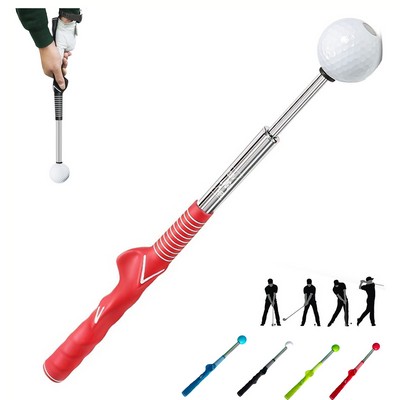 Portable Golf Swing Trainer with Telescopic Design