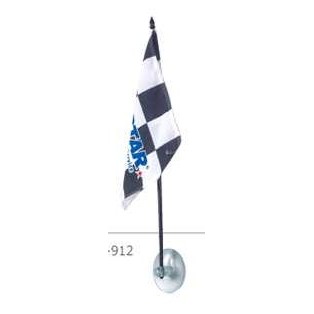 9"x12" Self Sticking Flag w/Plastic Pole