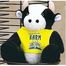 Continental Series Cow Stuffed Animal w/Shirt (6")