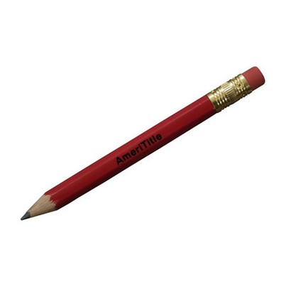 Hex Golf Pencil w/Eraser