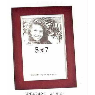 Rosewood Picture Frame Collection Trenton Burgundy (5"x7")