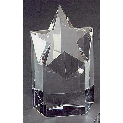 Crystal Star Tower Award (Small 5" Star Award)