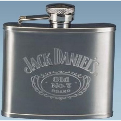 3 3/4" Jack Daniel's Stainless Steel Flask