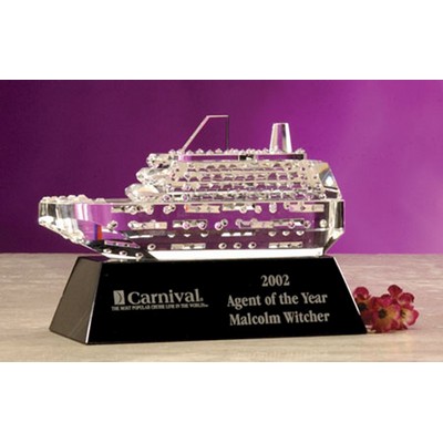 6.5" Crystal Cruise Ship Award