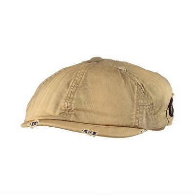 Washed New Herringbone Ladies Ivy Cap