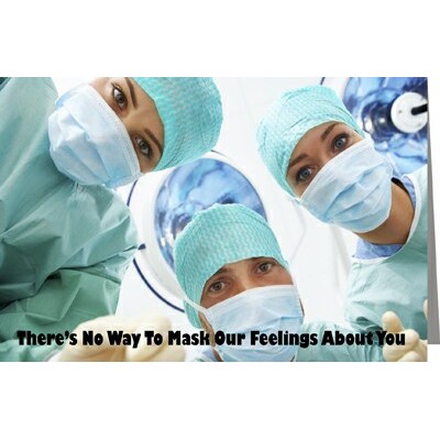 Surgery Medical Appreciation Greeting Card