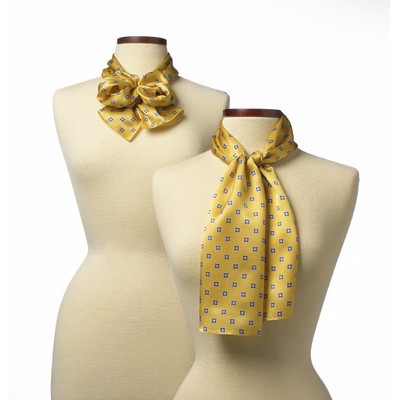 Yellow Vasari Polyester Scarf - 8"x45"