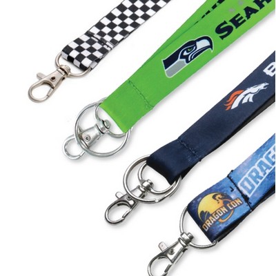 Polyester Full Color Heat Transfer Lanyards (5/8") 2 sides same imprint