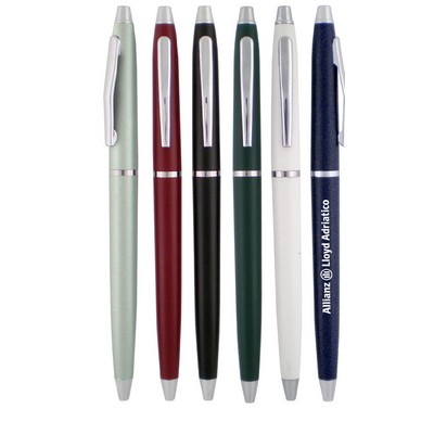 The Beacon Twist Pen - Silver Trim