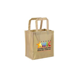 Laminated PET Shopping Bag (12"x8"x13")