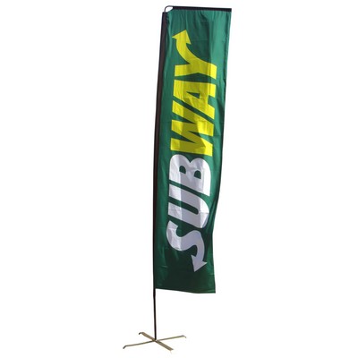 13' Single Sided Flag Banner (Full Color Dye Sublimation)